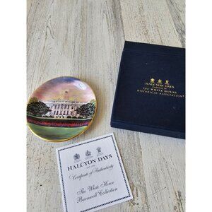 Halcyon katharine barnwell White House historical association mini plate picture